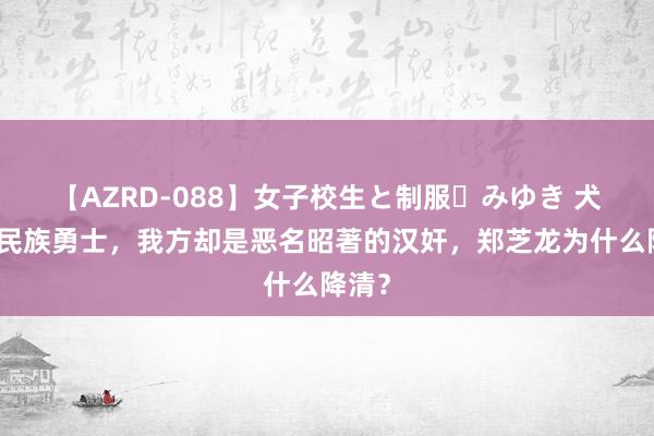【AZRD-088】女子校生と制服・みゆき 犬子是民族勇士，我方却是恶名昭著的汉奸，郑芝龙为什么降清？