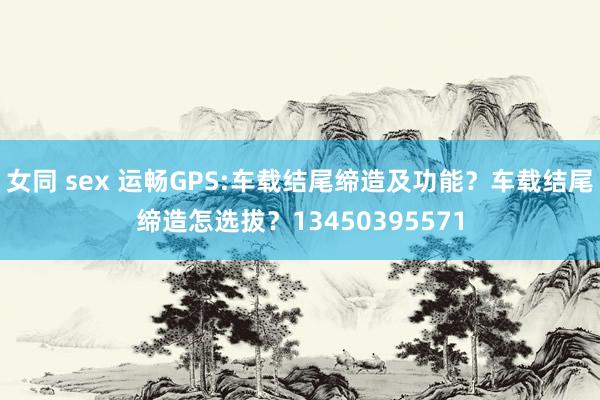 女同 sex 运畅GPS:车载结尾缔造及功能？车载结尾缔造怎选拔？13450395571